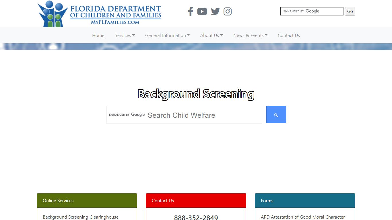 Background Screening - Florida Department of Children and Families